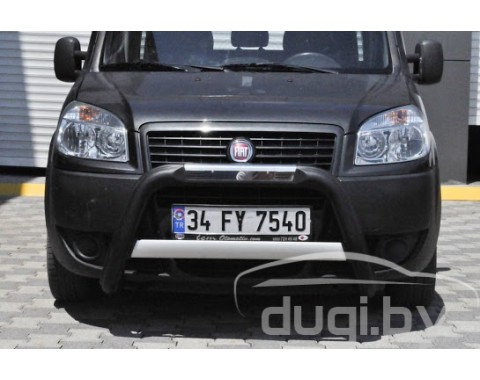Защита бампера (кенгурятник) Patriot для Fiat Doblo.